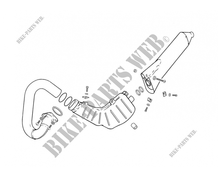 EXHAUST for GASGAS TXT PRO 250 2005