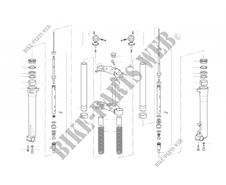 FRONT FORK for GASGAS TXT PRO 250 2005