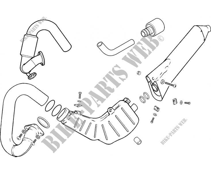 EXHAUST for GASGAS TXT PRO 250 2006