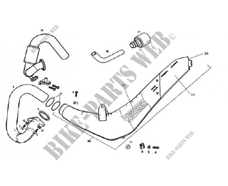 EXHAUST for GASGAS TXT 250 PRO 2013