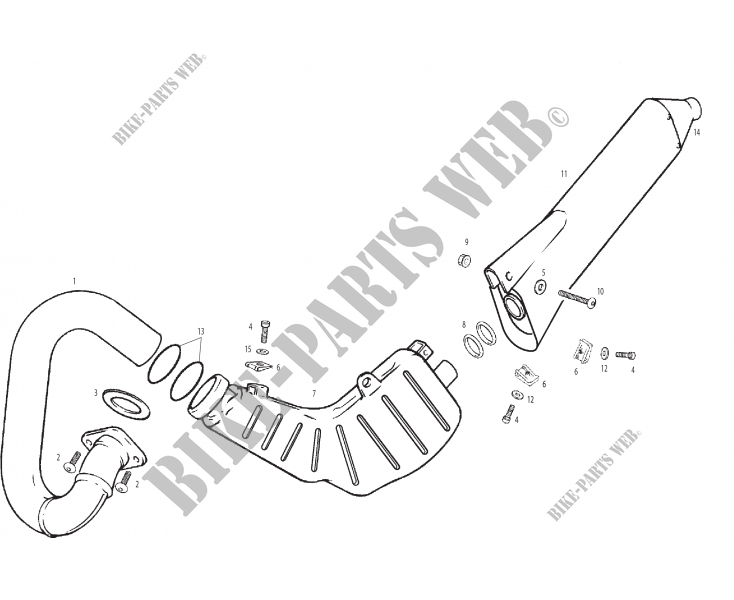 EXHAUST for GASGAS TXT PRO 280 2003