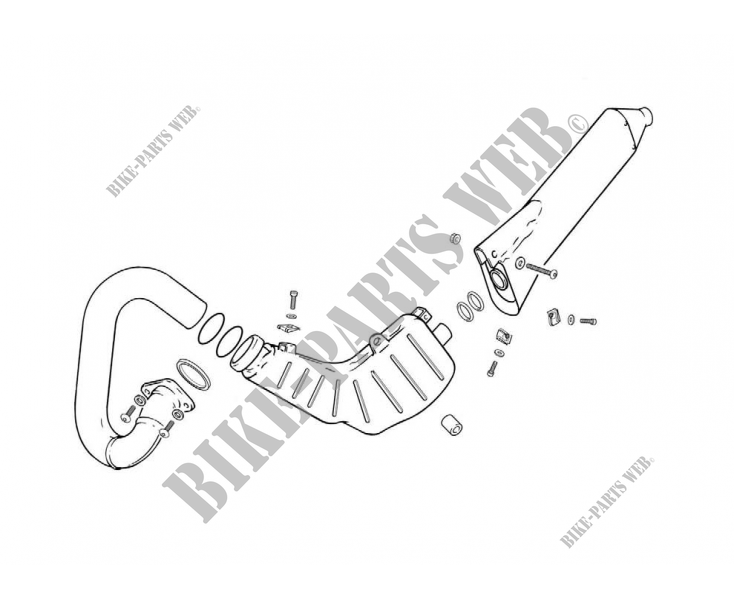 EXHAUST for GASGAS TXT PRO 280 2005