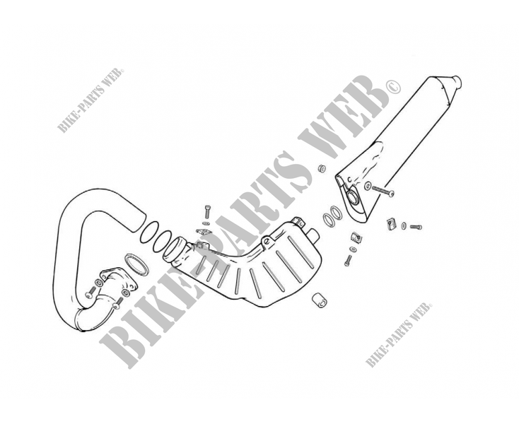 EXHAUST for GASGAS TXT PRO 300 2005