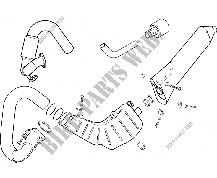 EXHAUST for GASGAS TXT PRO 300 2006