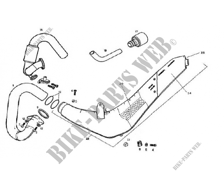 EXHAUST for GASGAS TXT 300 PRO 2013