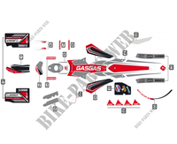 STICKERS KIT for GASGAS TXT RACING 125 2017
