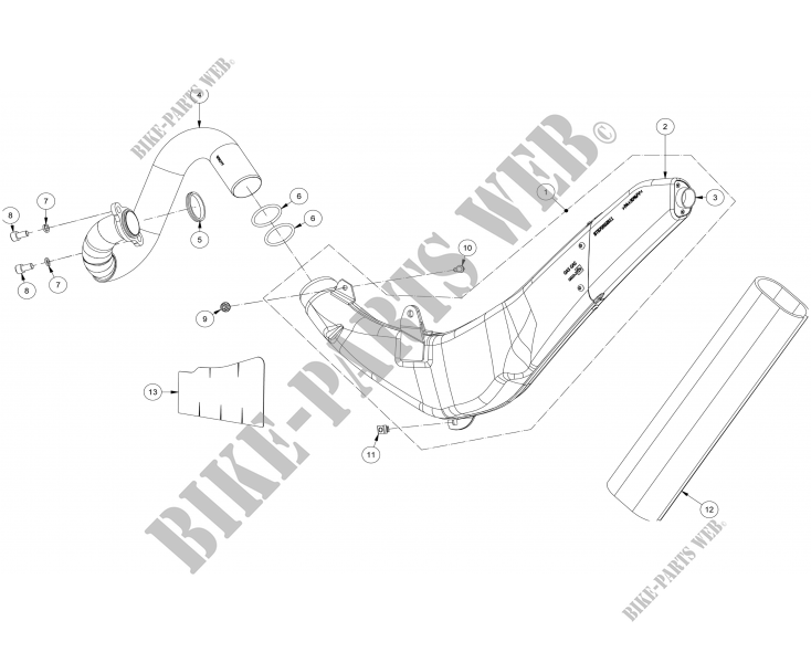 EXHAUST for GASGAS TXT PRO RACING 280 2015