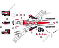STICKERS KIT for GASGAS TXT RACING 300 2017