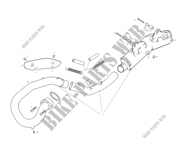 EXHAUST for GASGAS WILD HP 450 2003