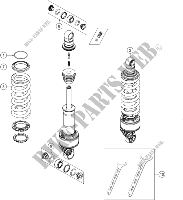 SHOCK ABSORBER for GASGAS TXT GP 280 2021