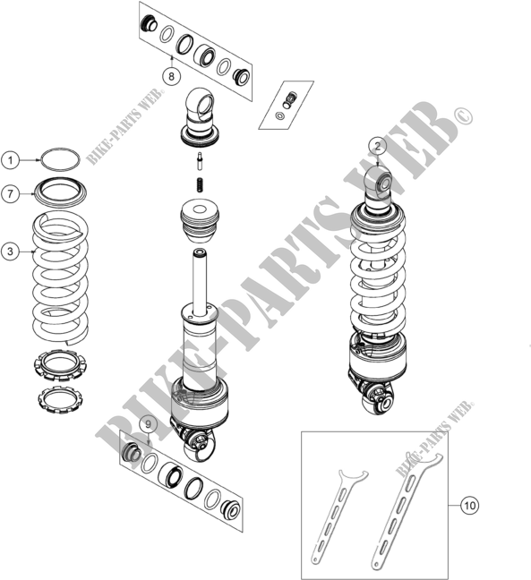 SHOCK ABSORBER for GASGAS TXT GP 250 2020