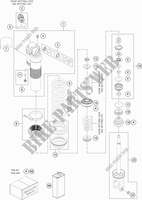 SHOCK ABSORBER (PARTS) for GASGAS MC 125 2021