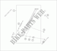 SIDE / MAIN STAND for GASGAS ES 350 2024
