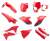 PLASTIC PARTS KIT GASGAS-GASGAS